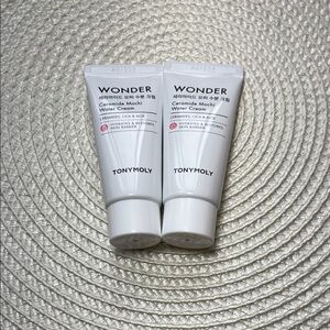 Tony Moly Wonder Ceramide Mochi Water Cream travel size X2